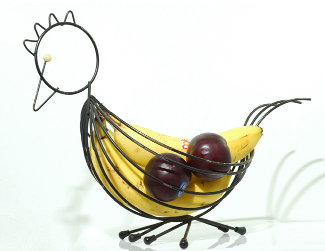Wire Chicken fruit basket