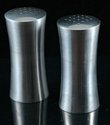 Swedish stainless steel salt and pepper shakers
