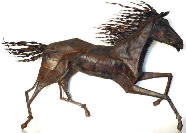 Jack Parks Running Horse Sculpture