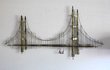 Large vintage Jere Bridge Metal Art Sculpture