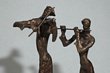 Bronze Musician Figure Sculptures