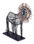 Metal Lion Sculpture
