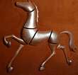 Wooden Horse Sculpture #1/3