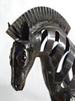 Metal Zebra Sculpture