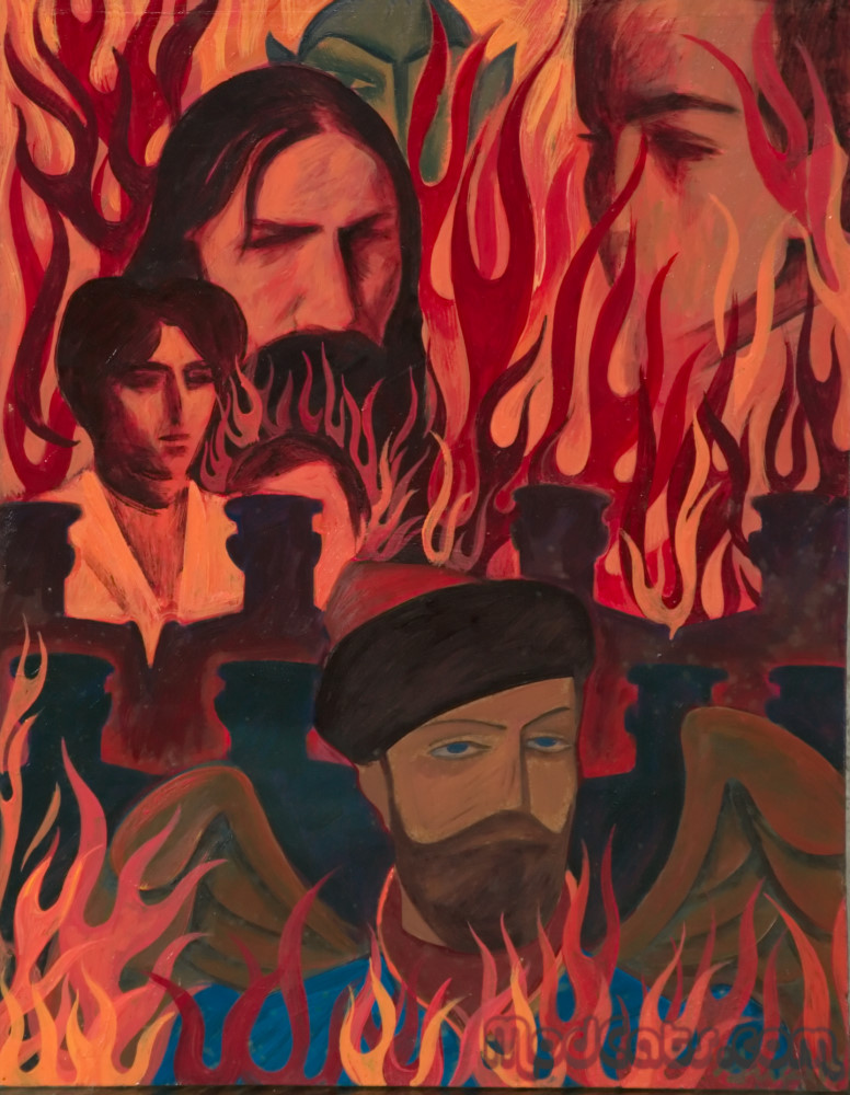 Rasputin in Flames - by Yuri Victorov