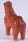 Bitossi Largest Size Orange Horse 