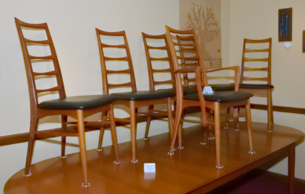 Six Niels Koefod for Koefods Teak Dining Chairs