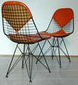Pair of Eames DKR wire Bikini Chairs