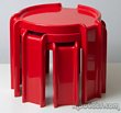 Giotto Stoppino for Kartell red table set