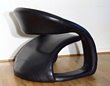 Sculptural Leather Chair
