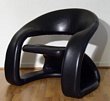 Sculptural Leather Chair