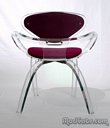 Lucite Norman Cherner Style Pretzel Chair