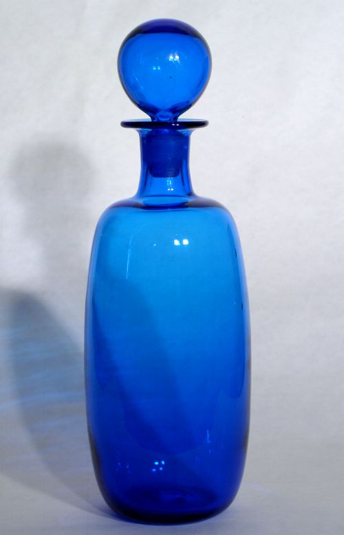 Blenko 7323 Turquoise Decanter