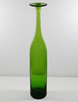 Blenko #6937 Olive Flat Top Bottle