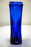 Blenko Saphire blue floor vase