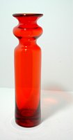 Greenwich Flint-Craft Orange Vase #1210