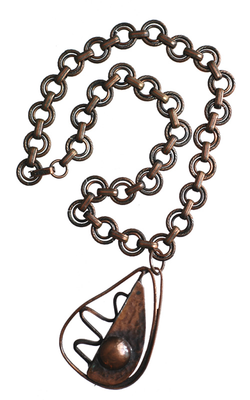 Rebajes Modernist Copper Necklace