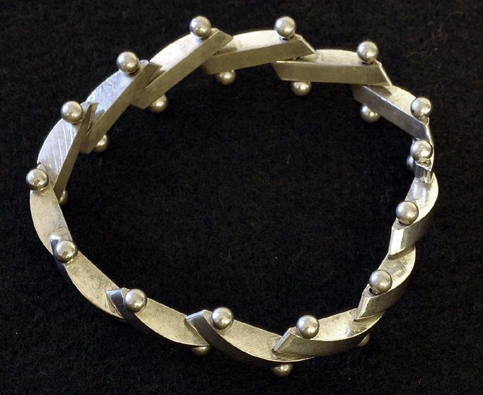 Mexican Chunky Sterling Bracelet