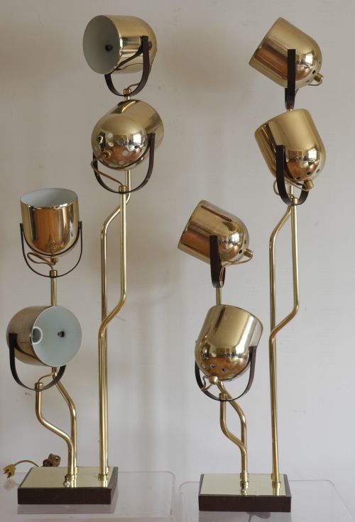 Reggiani style lamp pair