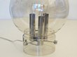 Glass and Chrome Orb Table Lamp