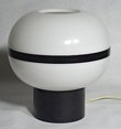 MOD Black and White 70s Lamp Pair