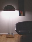 George Kovaks Chrome & Lucite  Lamp