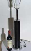 Nessen Black & Chrome Table Lamp