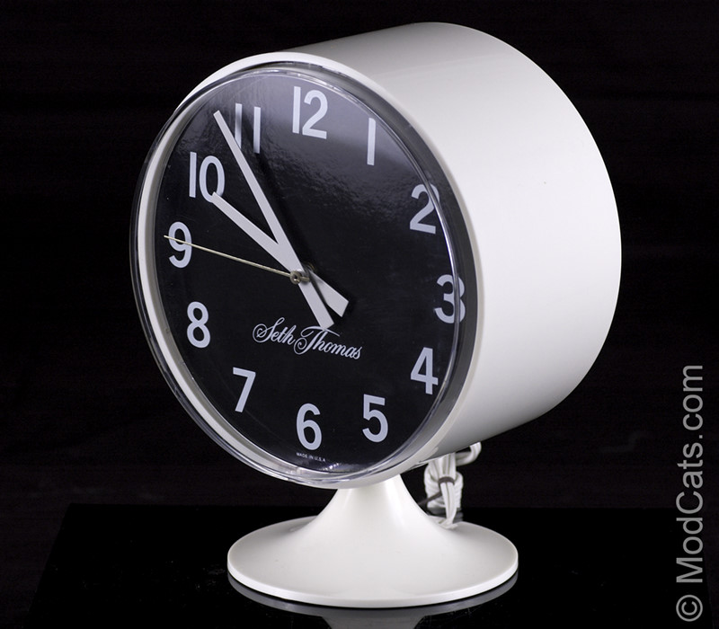 Vintage Mod Pedestal Alarm Clock