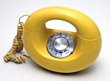 Vintage Yellow Sculptura Donut Phone