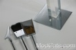 Alessandro Albrizzi chrome and lucite fire set