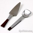 Stainless Steel and Rosewood Server Set