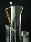 1960s Lundtofte (Denmark) stainless steel coffee set