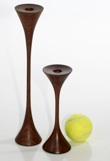 Danish Modern turned Candle Pair