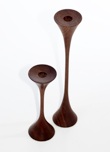 Danish Modern turned Candle Pair